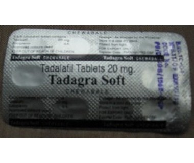 Cialis Tadalafilo Masticable 20 mg