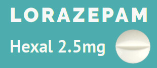 Lorazepam Hexal 2.5mg